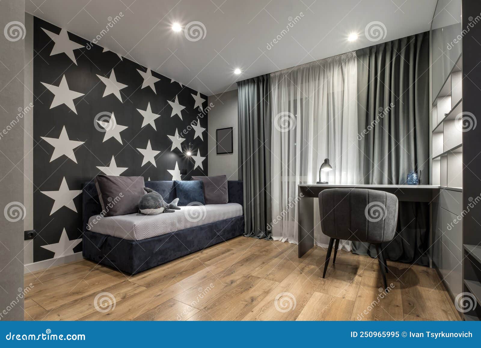 Sofa in Interior of Expensive Living Room in Studio Apartments or Flat Stock Image Image of