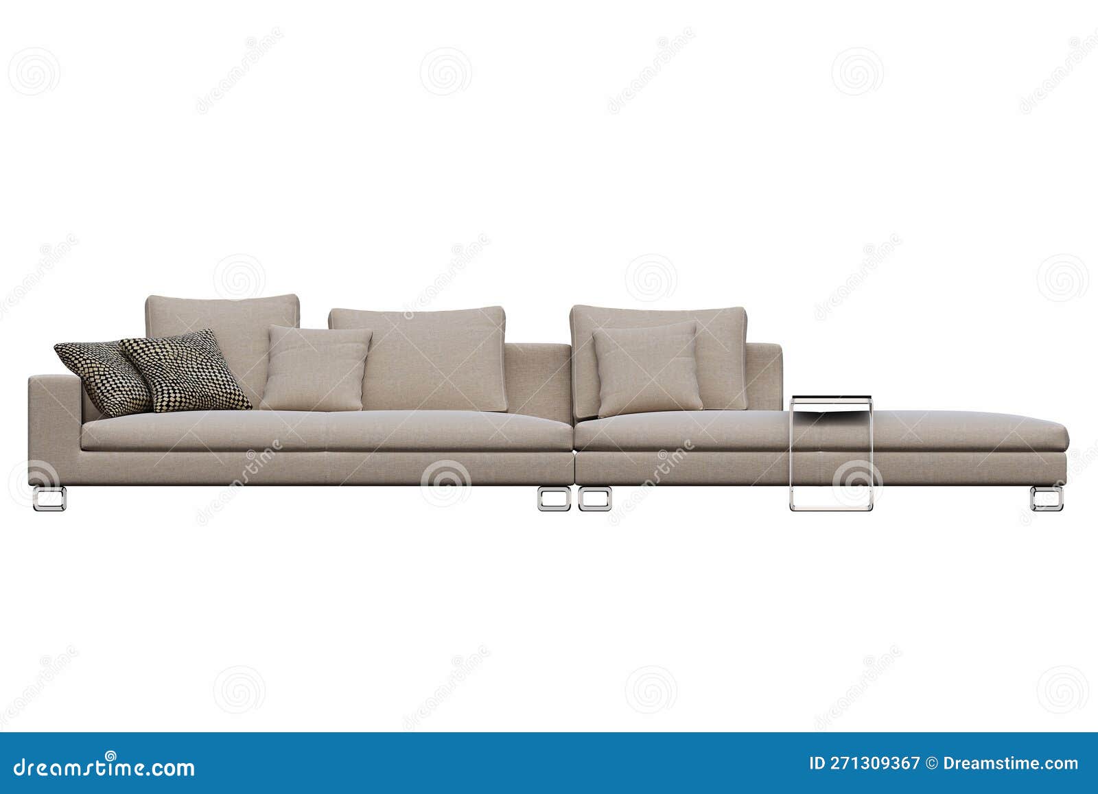 sofa  on white and transparent background
