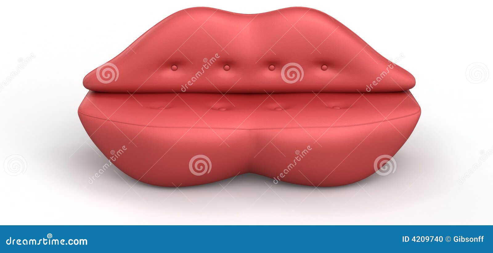 Sofa of love stock illustration. Illustration of shape 4209740