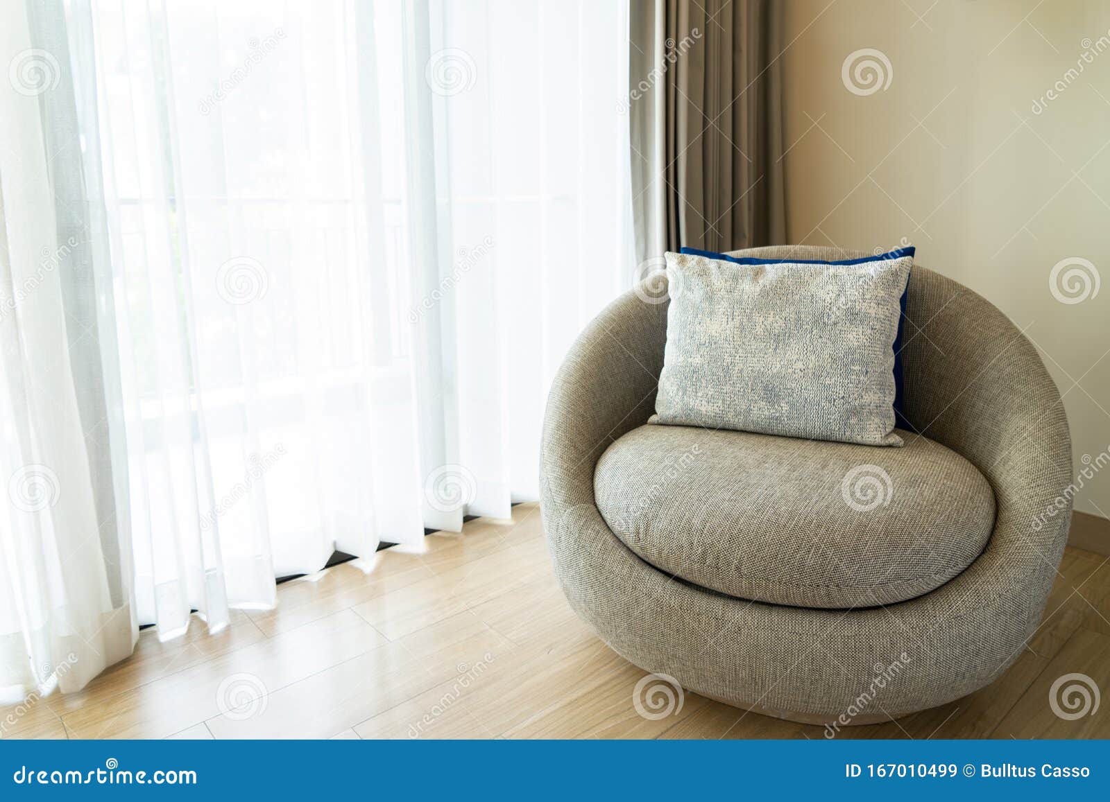 Sofa for Relax at Home. Beautiful Modern Homes Concept Stock Image