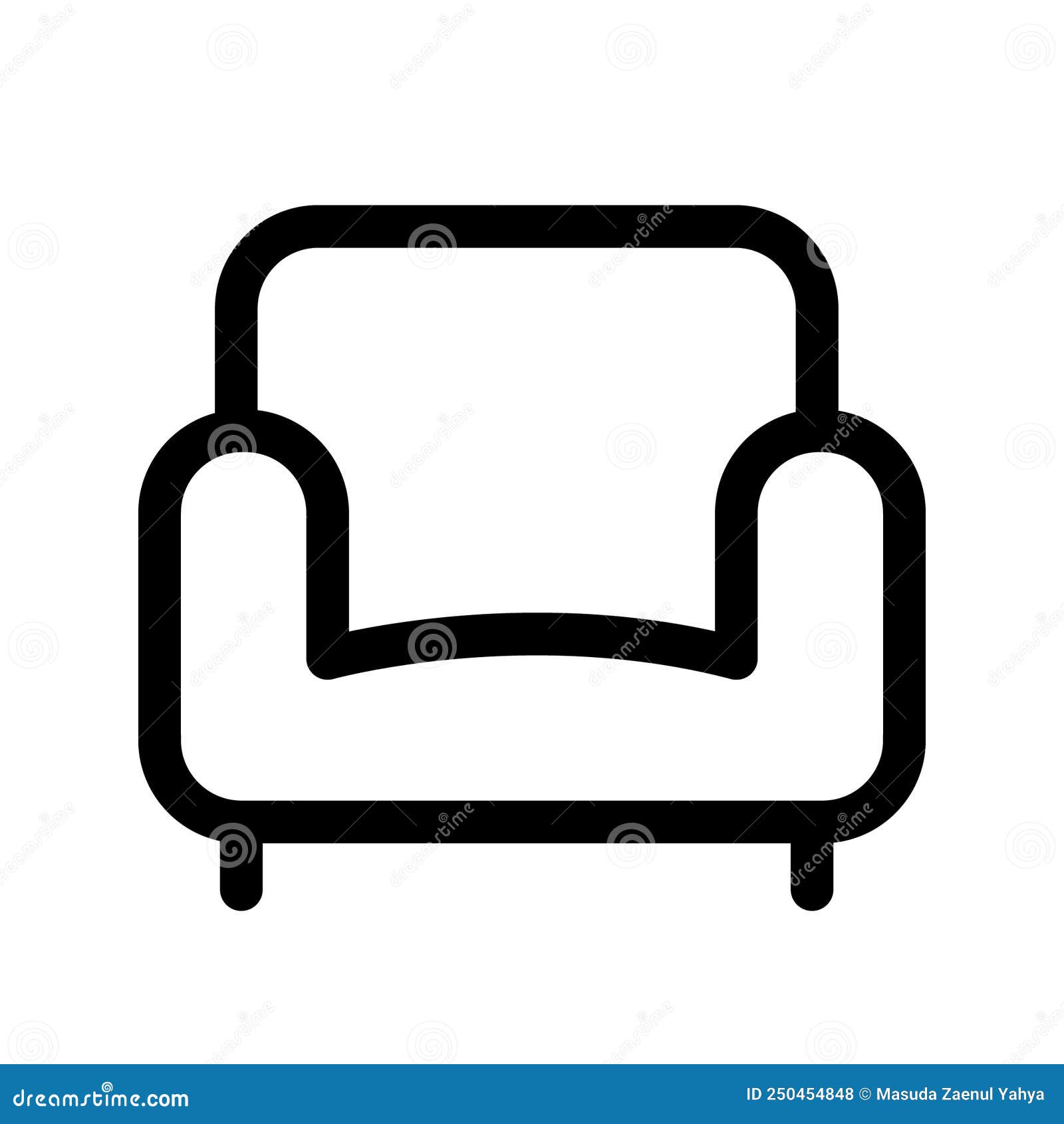 SofaSymbolVorlage vektor abbildung. Illustration von minimalismus