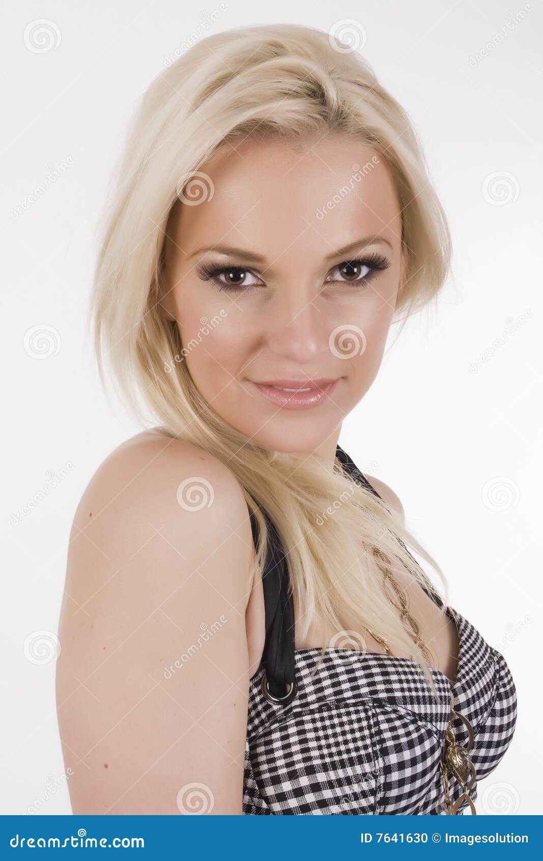 Soft blond stock photo. Image of beauty, bright, makeup - 7641630