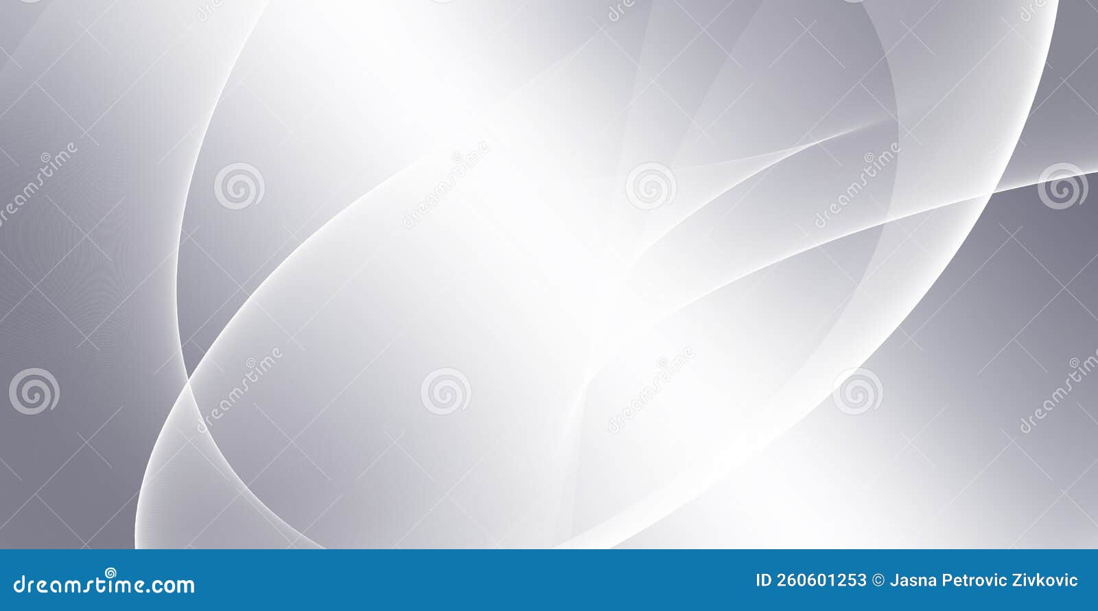 Soft Blue Abstract Background with White Wave Stock Illustration