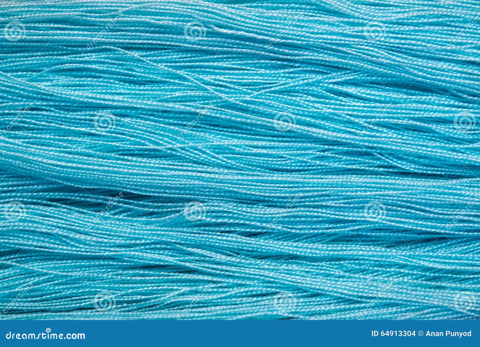 Soft Blue Cotton Thread for Abstract Background Stock Photo Image of