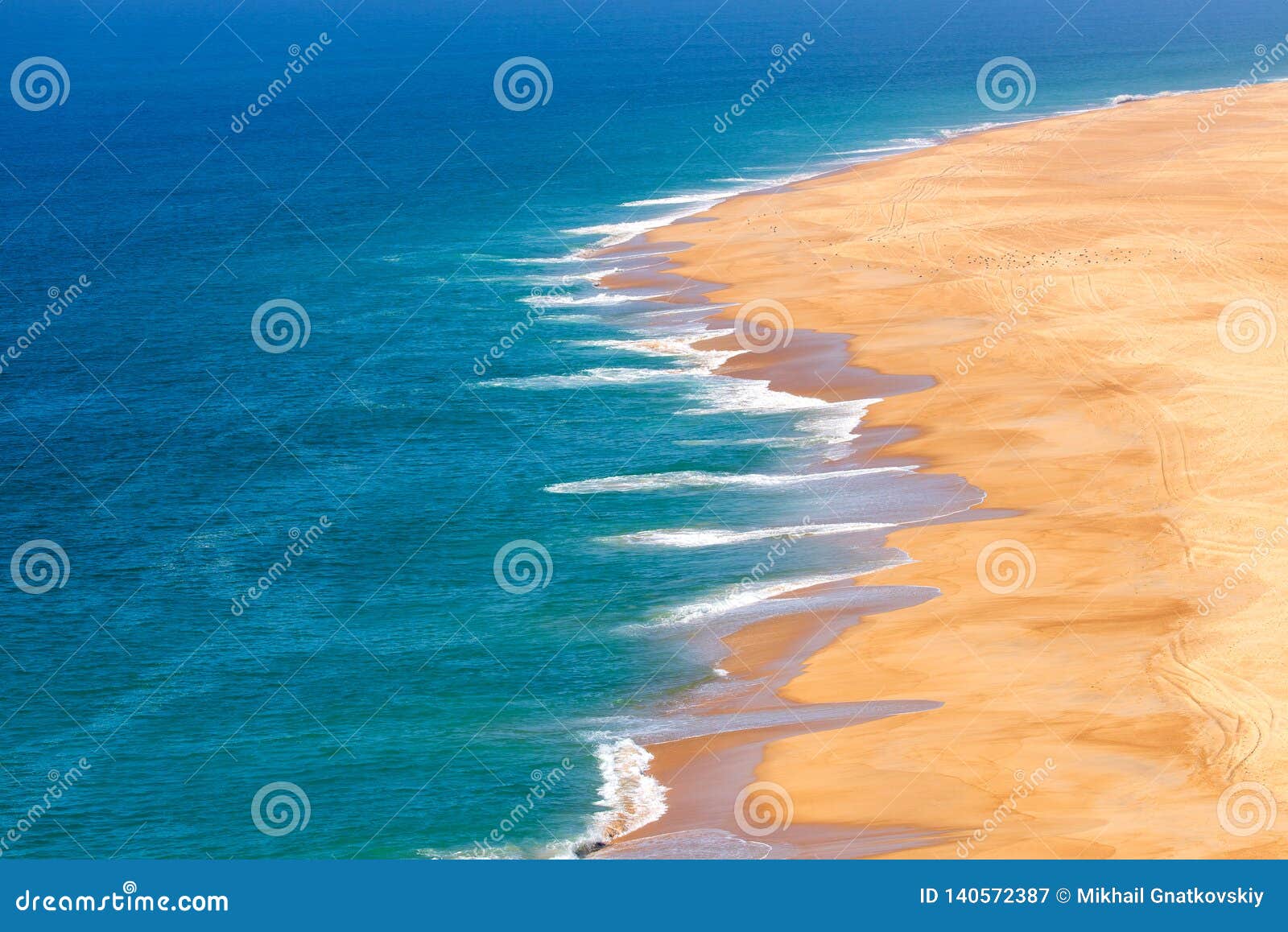 Soft Blue Ocean Wave on Sandy Beach. Background Stock Image Image of
