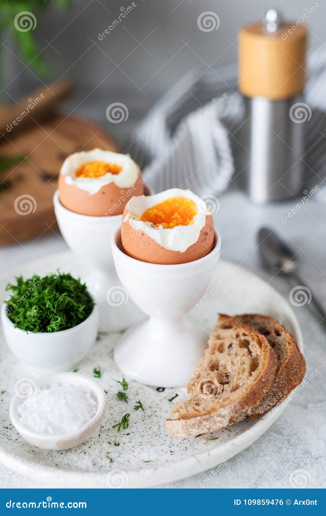 Soft Boiled Eggs and Toasts for Breakfast Stock Photo - Image of eggs ...