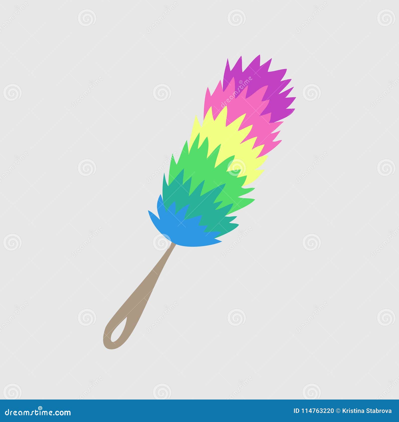 soft brush for brushing dust during cleaning.  