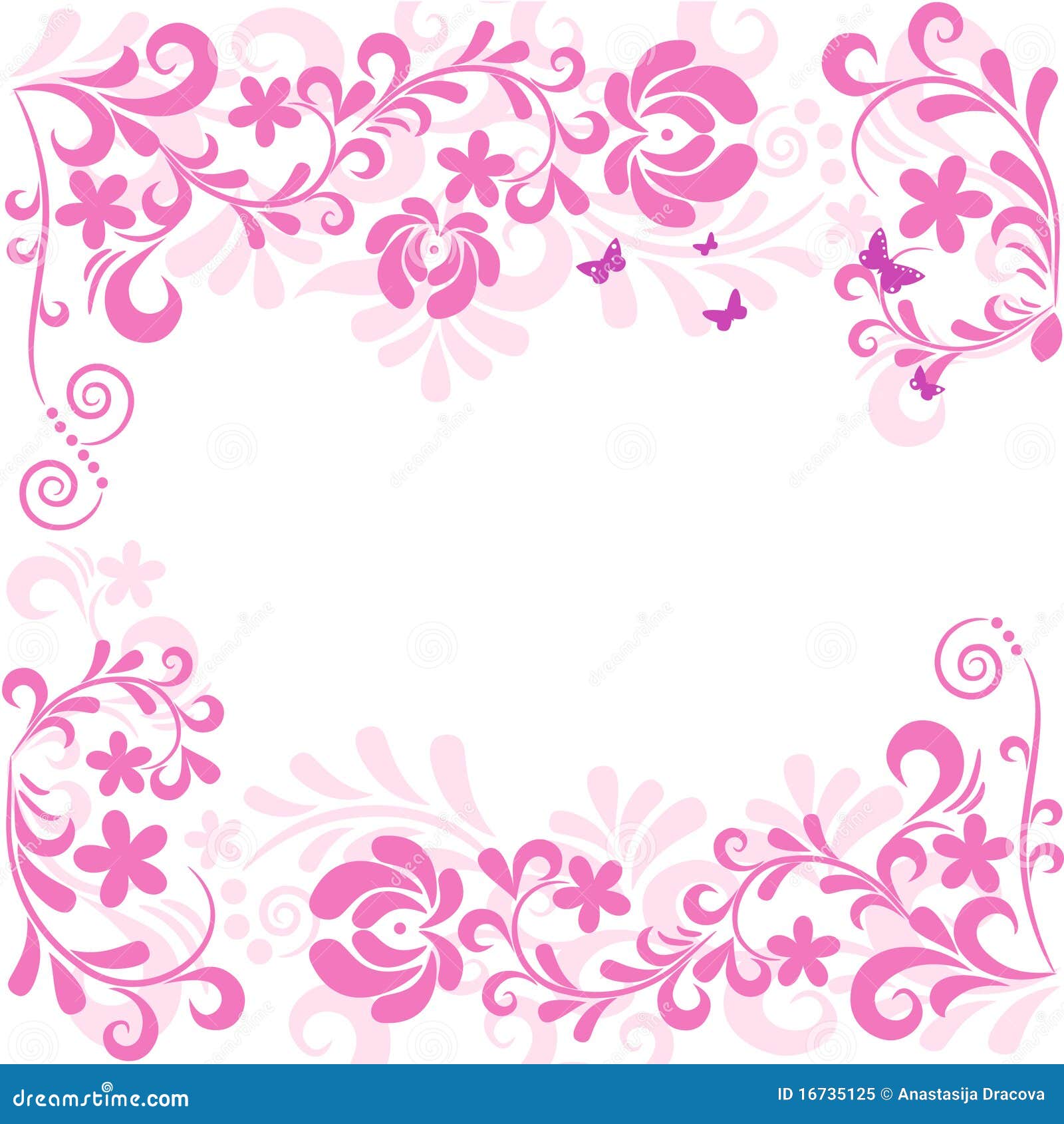 Soft Classic Floral Background Stock Vector - Illustration of spring