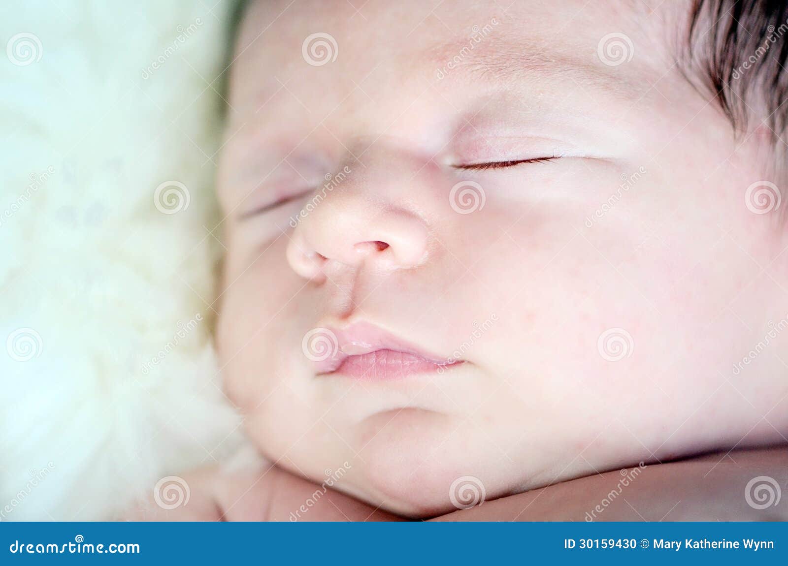 Newborn baby face stock photo. Image of life, comfort 30159430