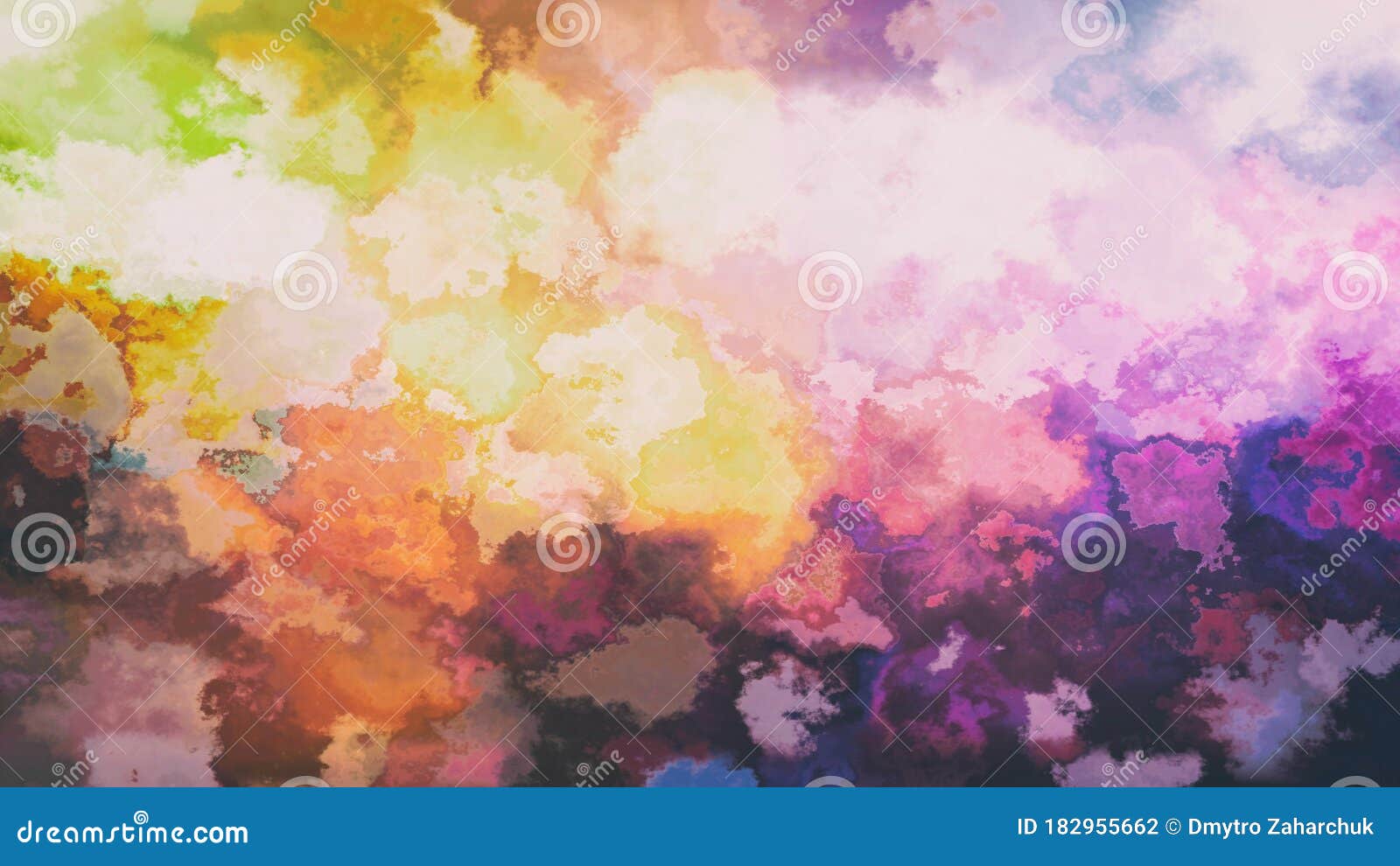 Soft Cloud with Pastel Color Filter Texture Stock Illustration