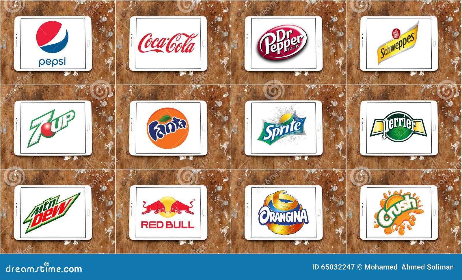 Soft Drink Brands and Logos Editorial Photography - Image of