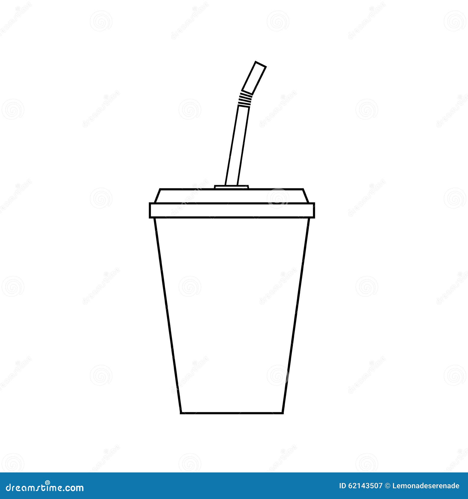 Soft Drink Cup Stock Vector Image 62143507