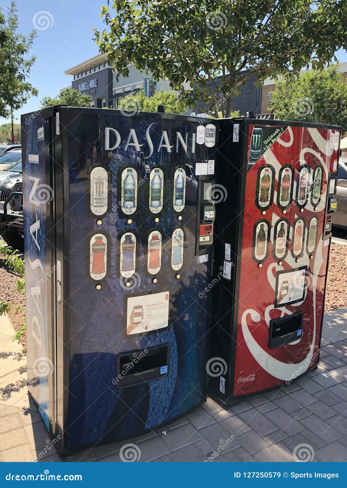 dasani water vending machine