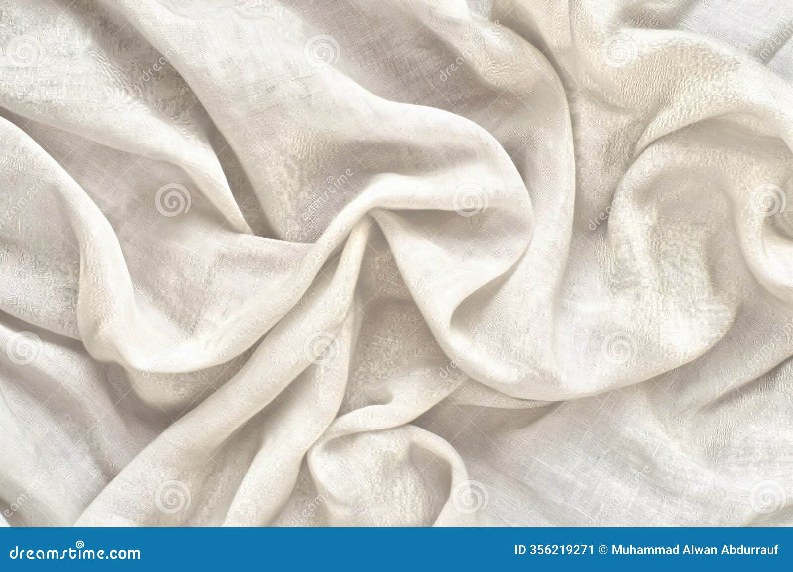 soft-flowing white fabric with elegant texture