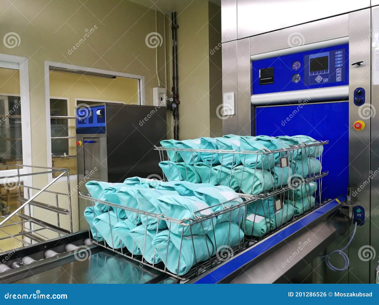 Soft Focus on Surgical Gown from Sterilization Stock Photo Image of