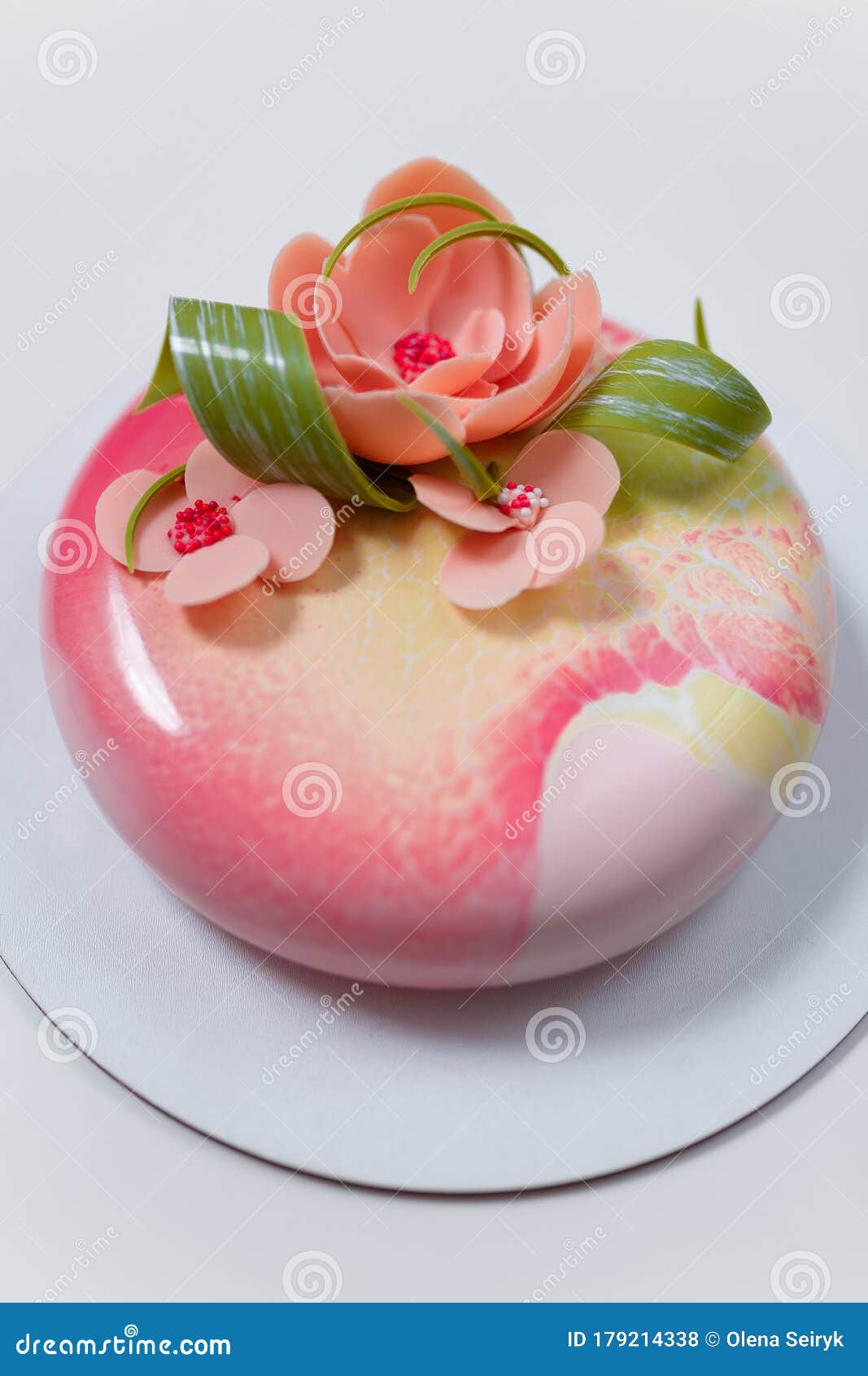 Mirror Glaze Cake Recipe - Veena Azmanov