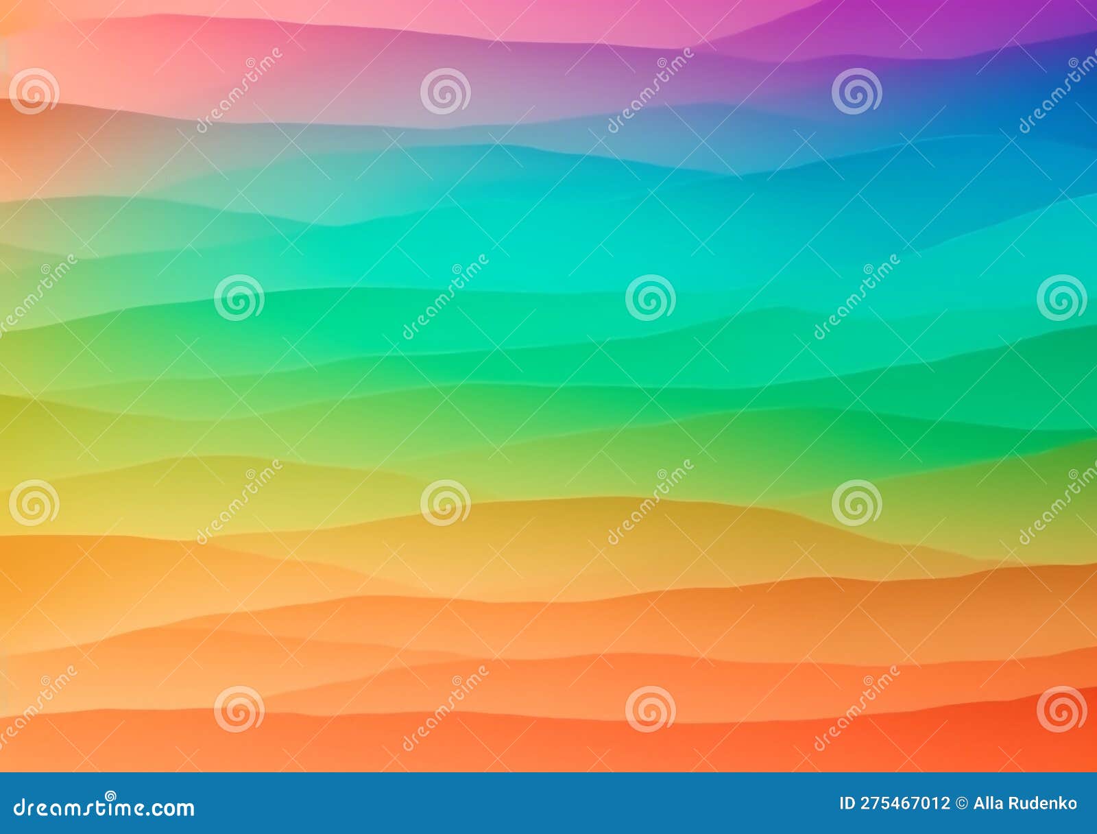 Soft Gradient Background with Hills Texture, Colored Pastel Design. AI