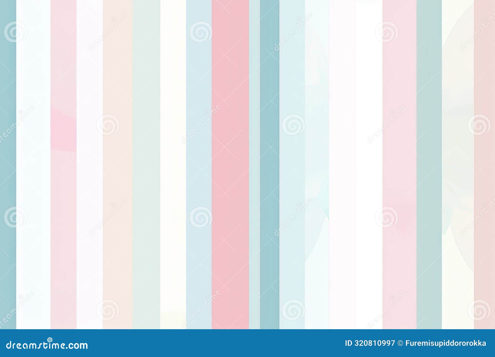 soft, pastel-colored stripes in varying widths, creating a cute and minimalist 