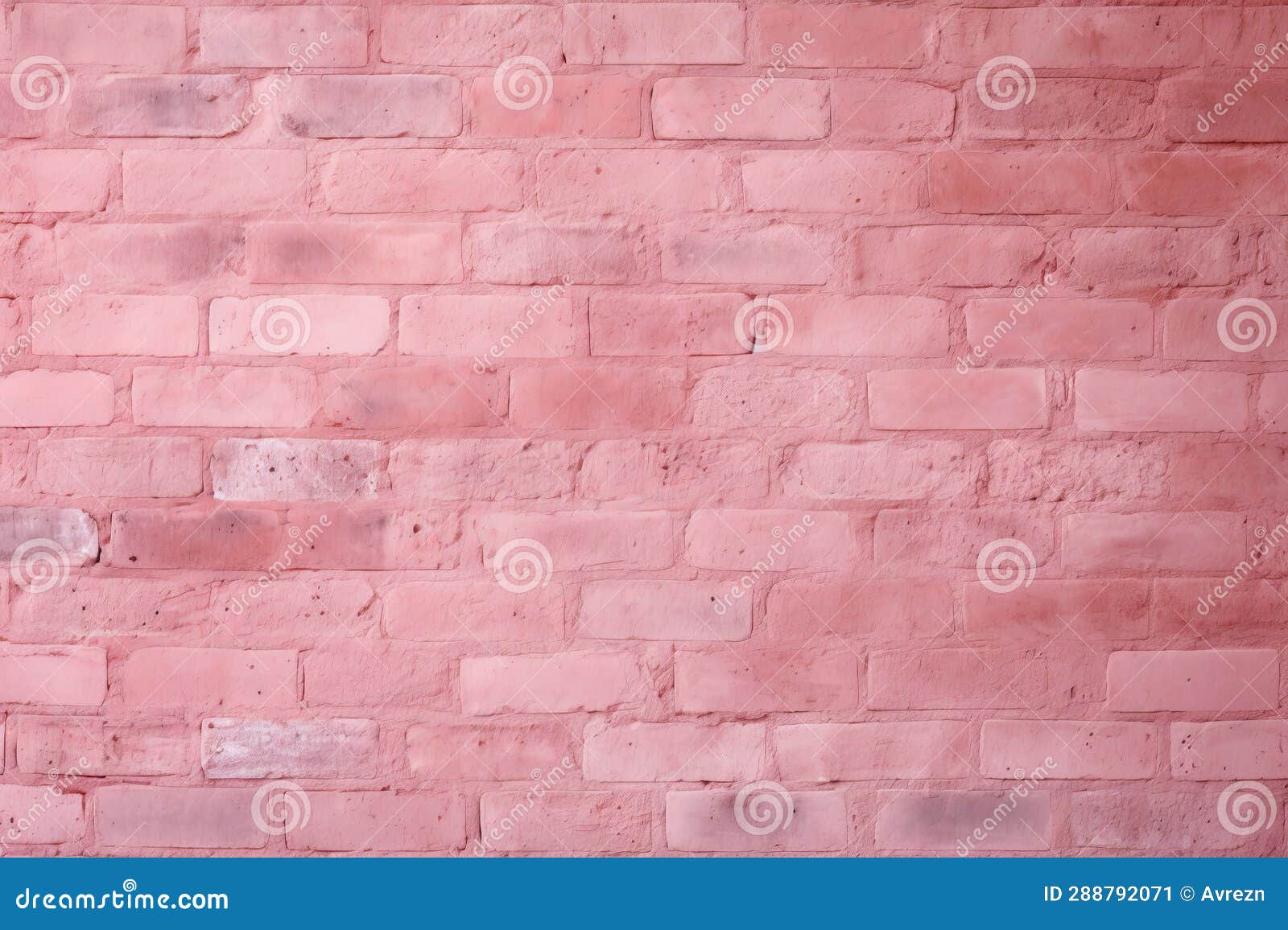 Subtle Pink Brick Backdrop with Vacant Aura, Generative AI Stock