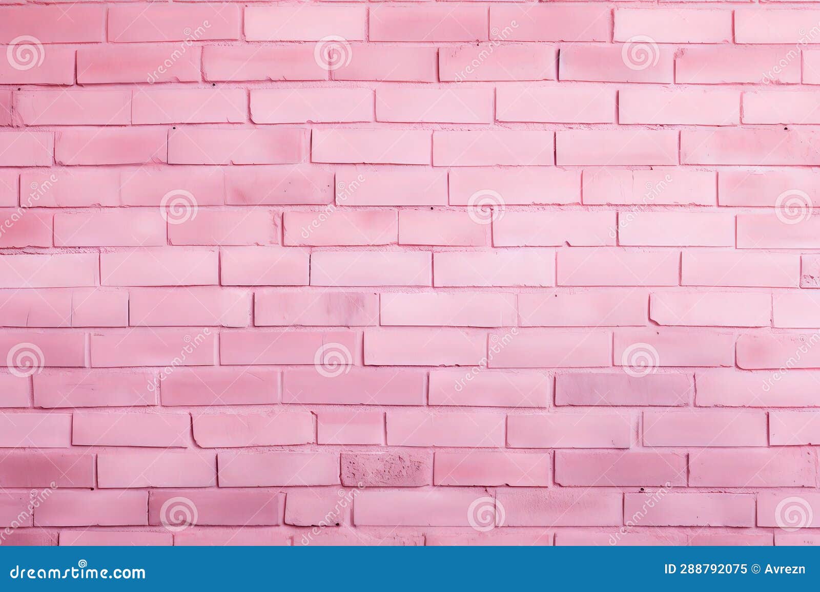 Subtle Pink Brick Backdrop with Vacant Aura, Generative AI Stock