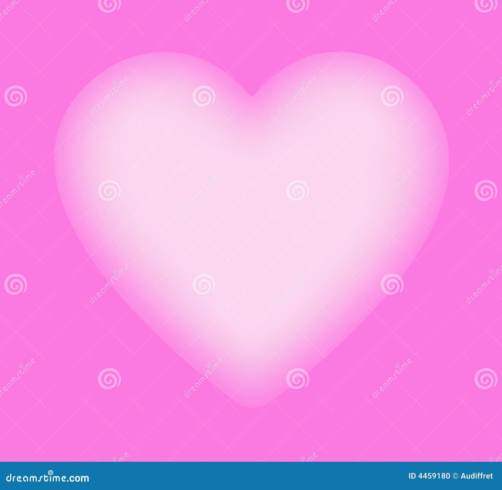 Soft Pink Heart, Background Stock Illustration Illustration of