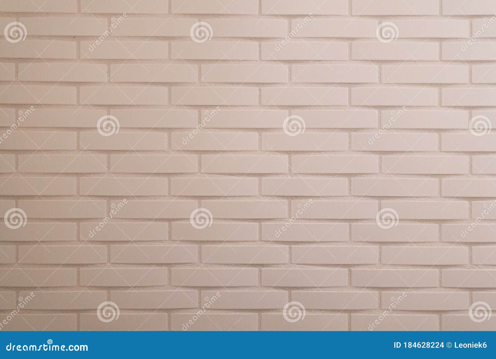 Soft Pink Painted Brick Wall with Horizontal Lines Stock Photo Image