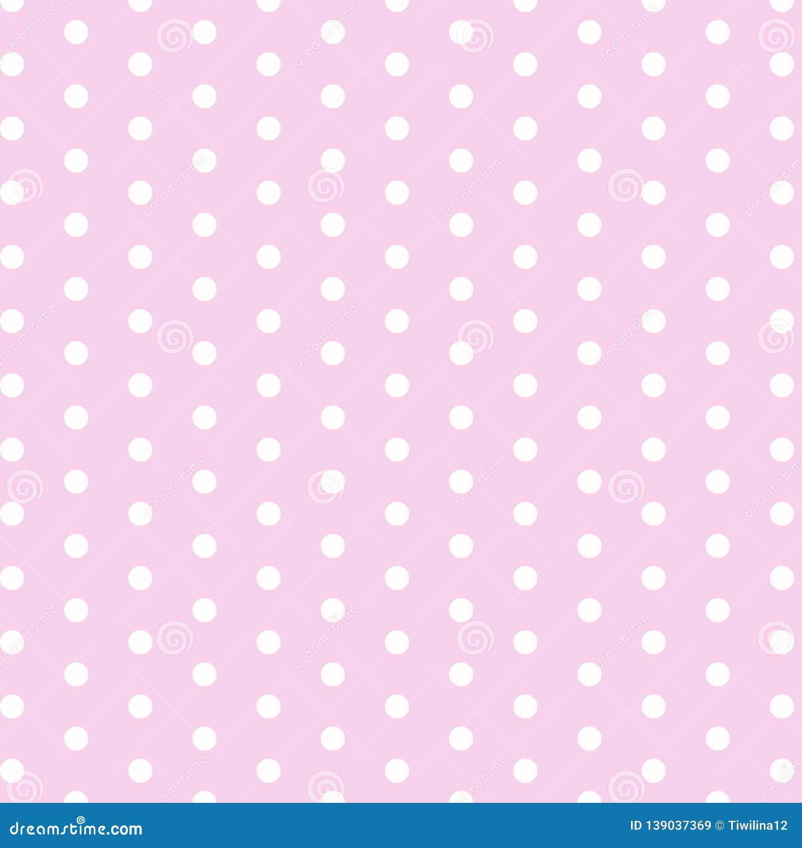 Light Pink Wallpaper Polka Dots