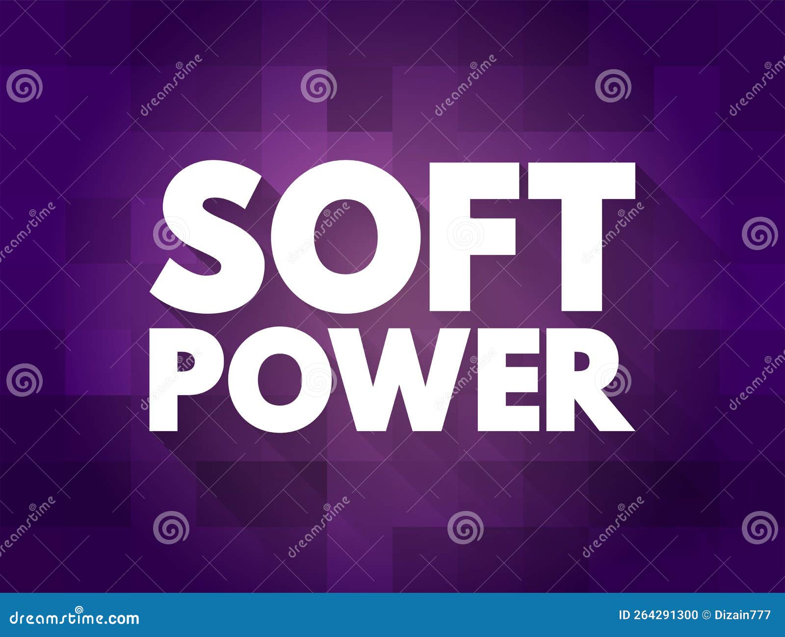 soft power - ability to attract co-opt rather than coerce, text quote concept background
