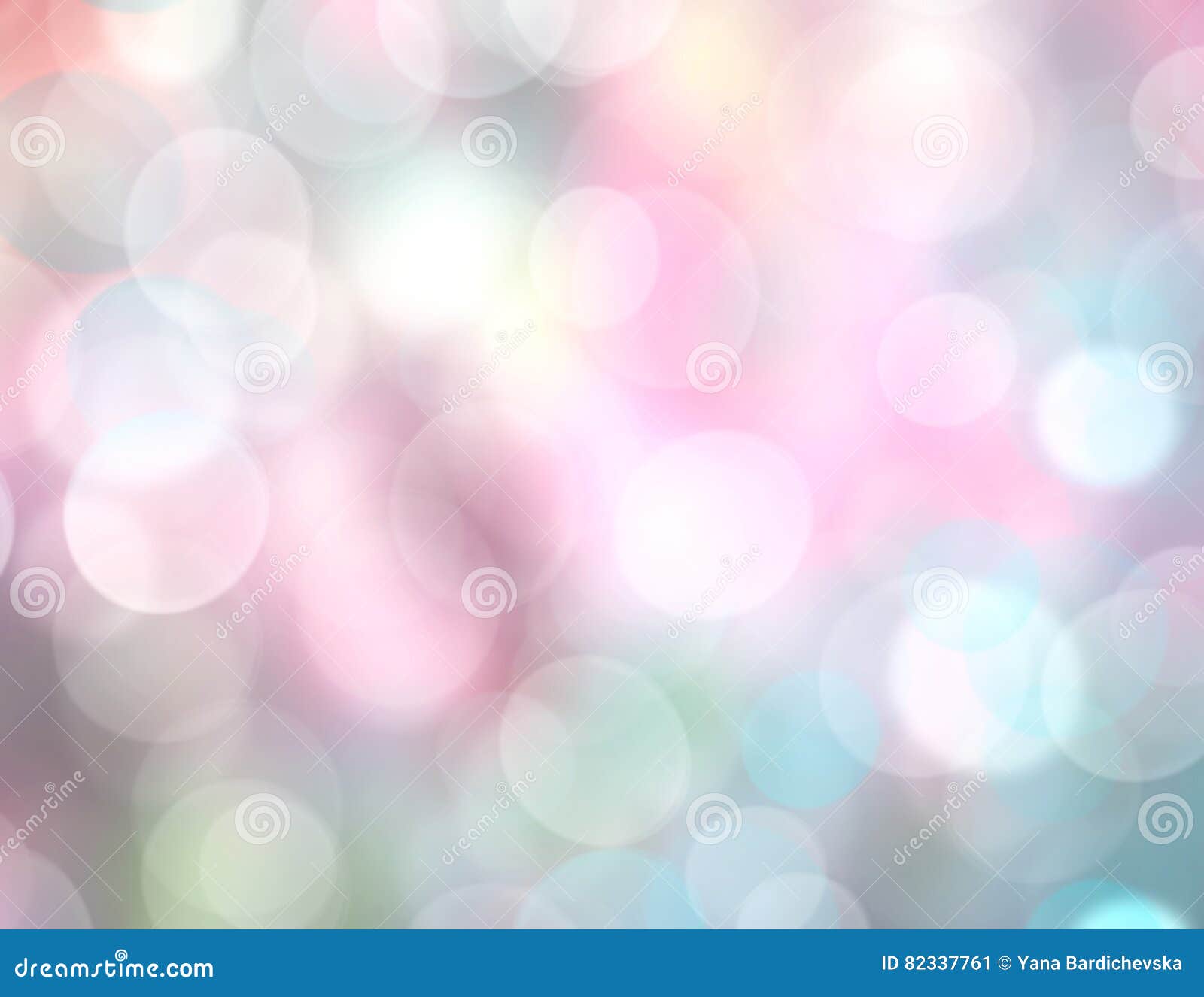 Soft Rainbow Color Lights Blurred Background Stock Illustration