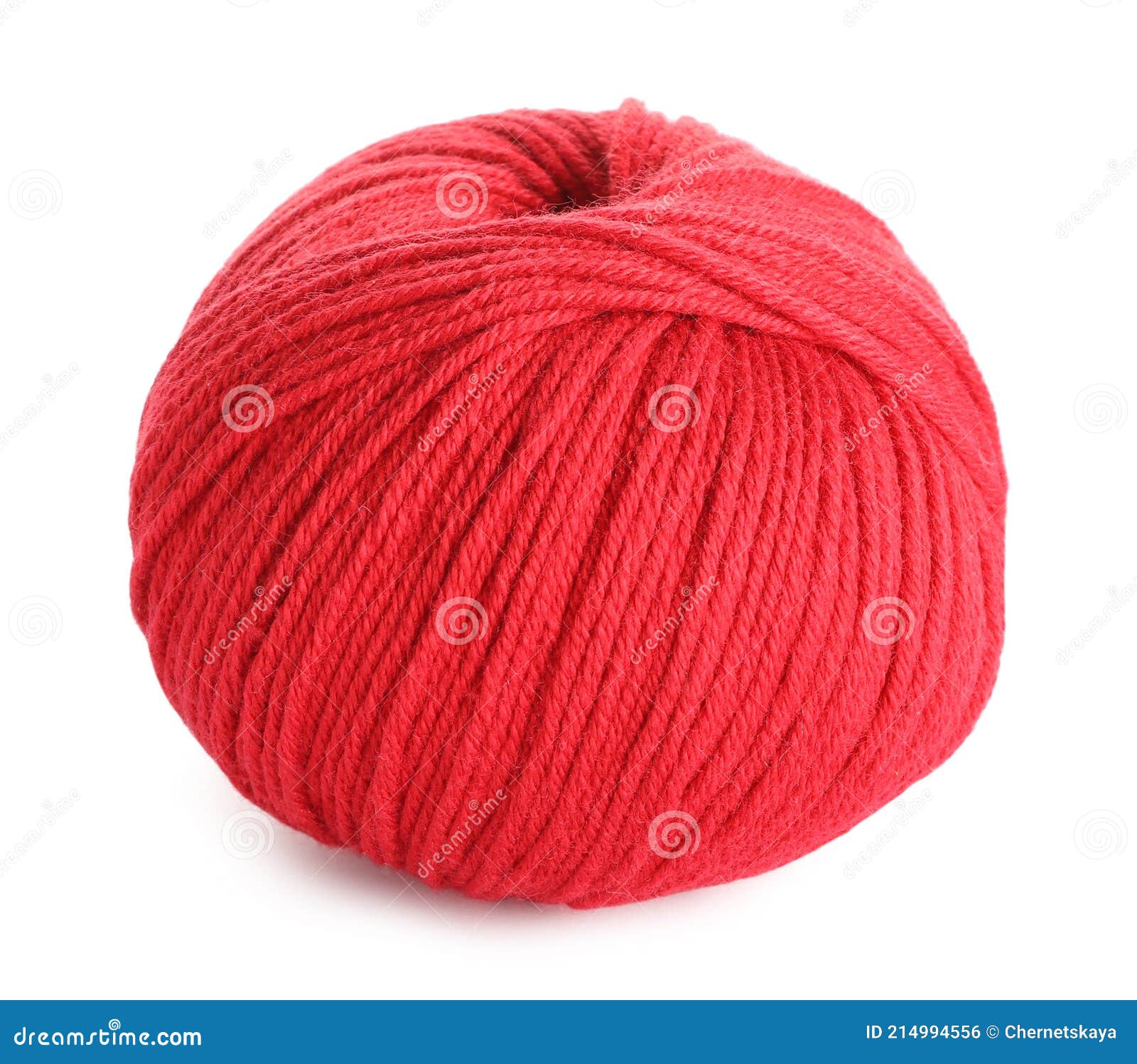 Soft Red Woolen Yarn Isolated on White Stock Photo Image of cloth