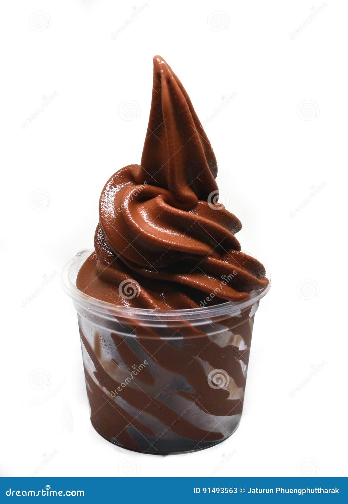 Soft Serve Ice Cream in a Cup Stock Image - Image of cream, close: 91493563