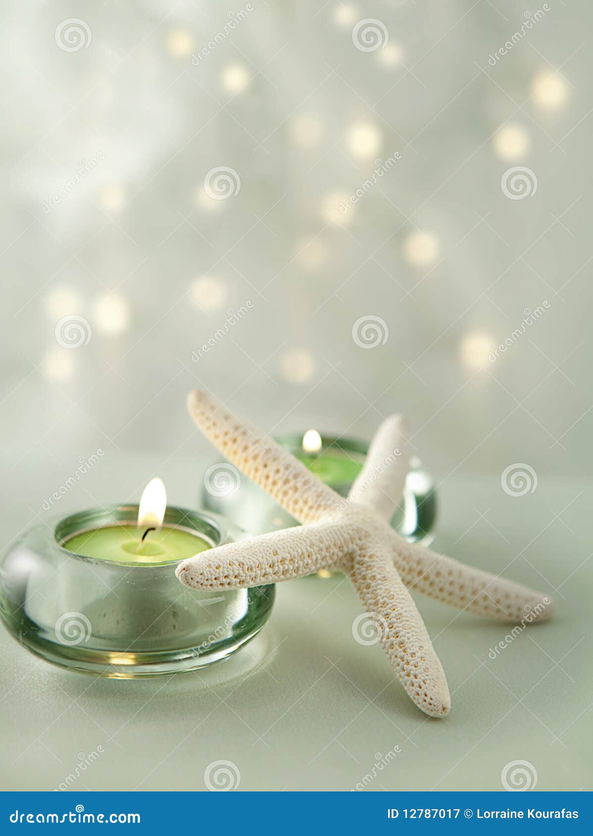 soft spa scene with gentle lights
