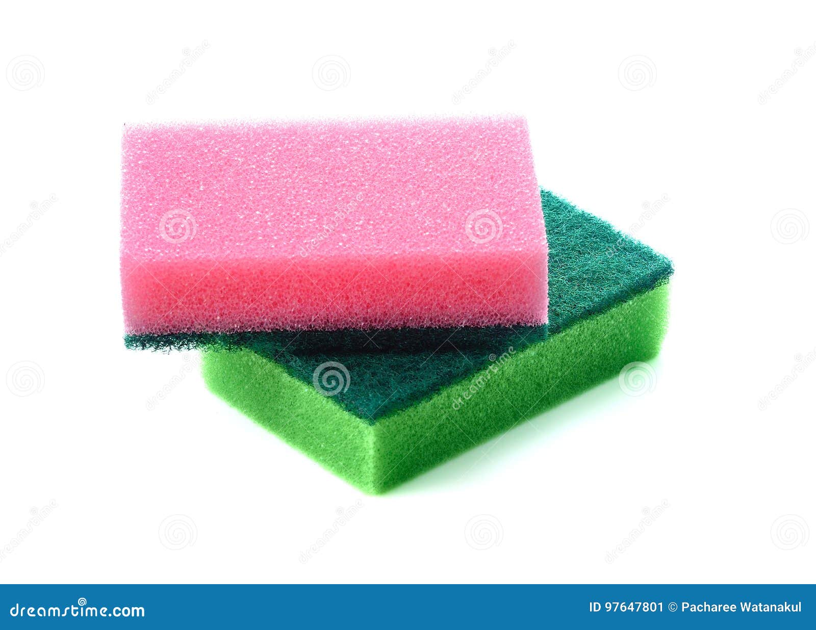 Soft Sponge for Cleaning and Disinfecting Water Solutions Stock Image