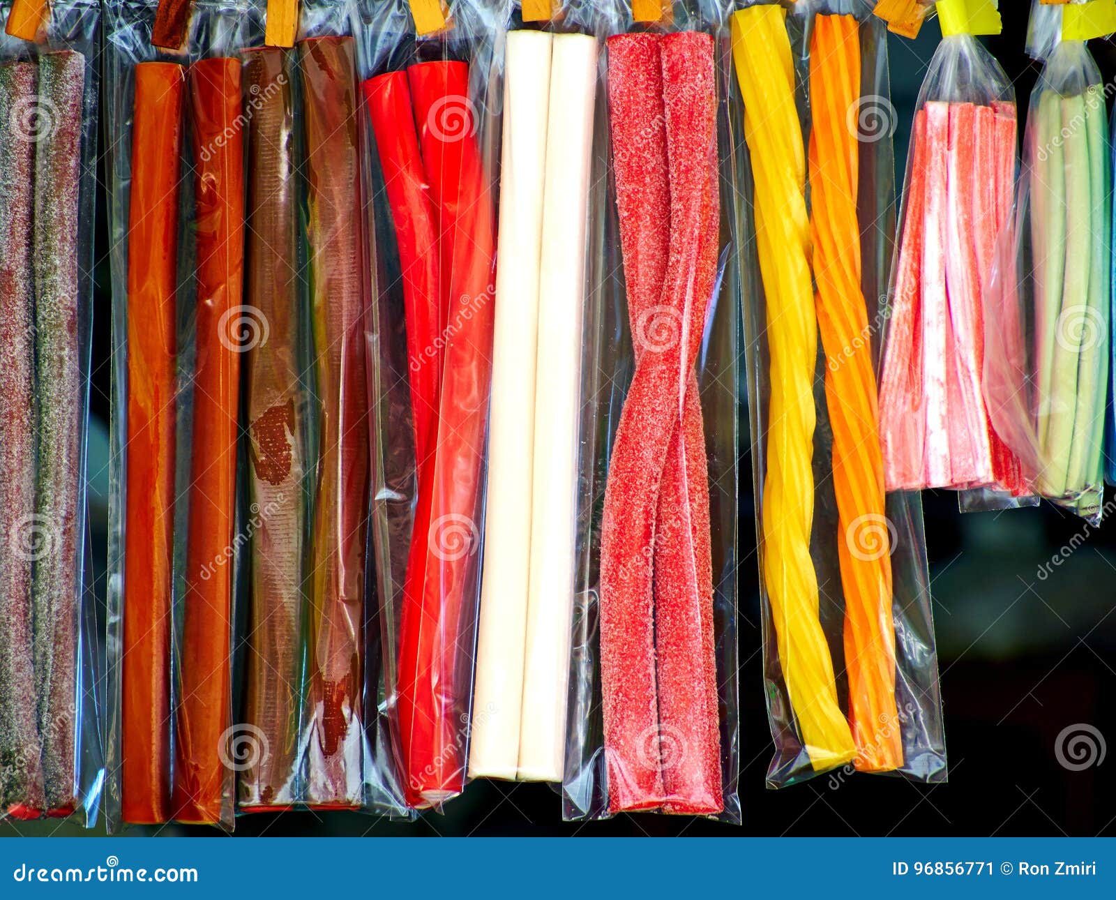 Soft Sticks Bundle Colored Licorice Candies Stock Image Image of