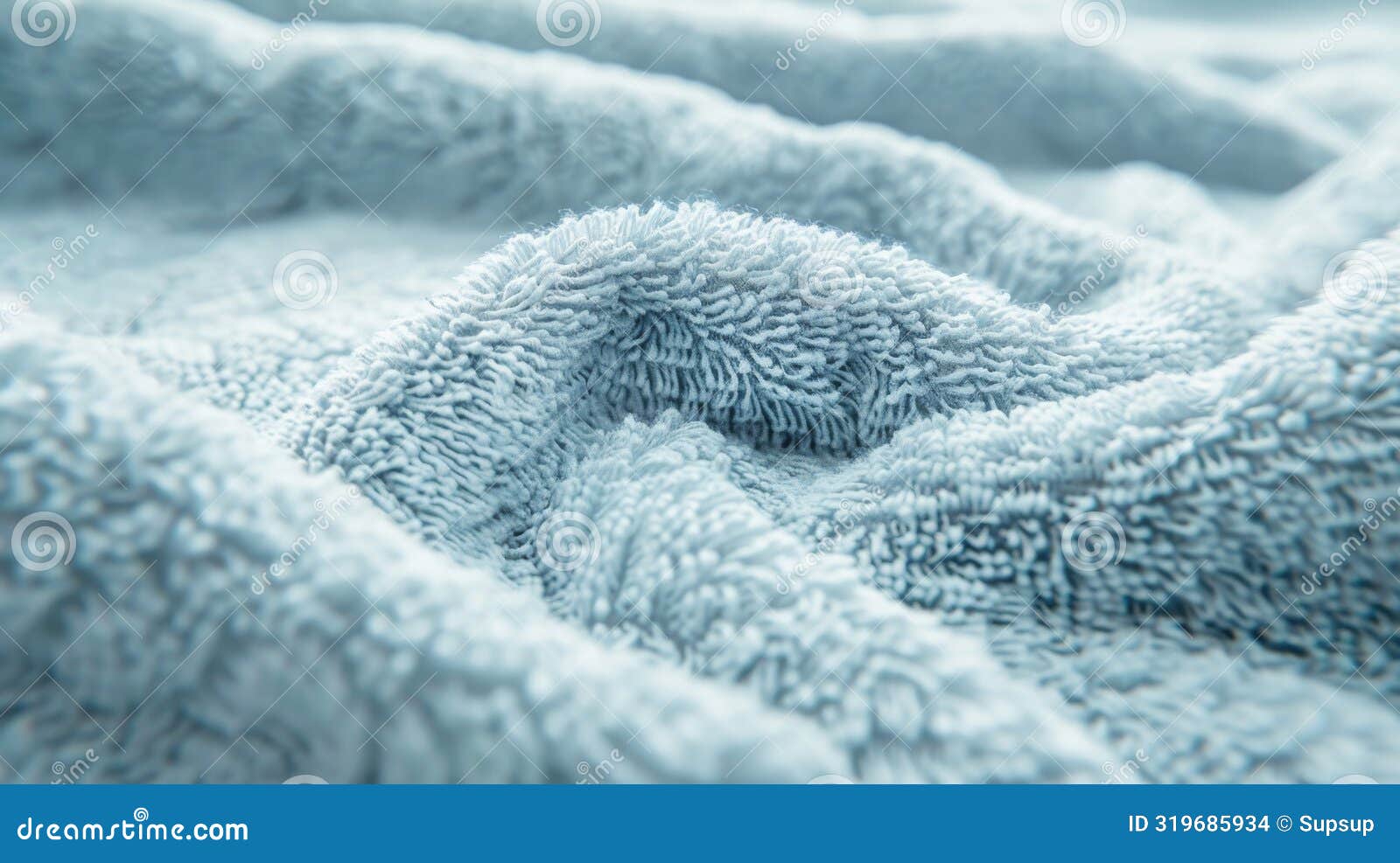 soft terrycloth towel texture in light blue for  and print purposes