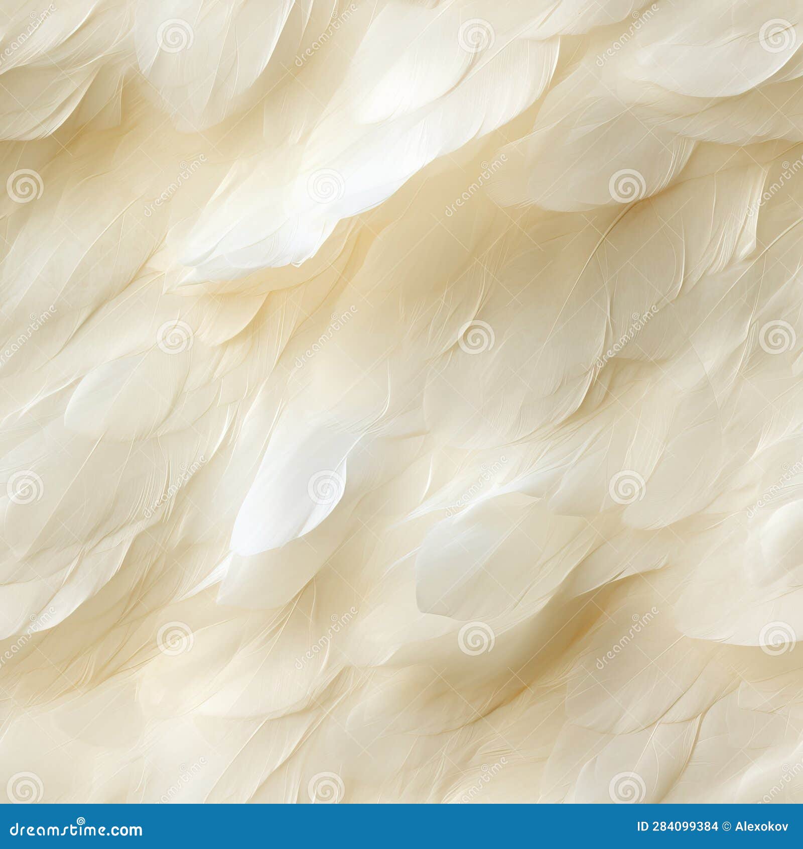 Soft Translucent Rice Paper Seamless Pattern AI Generated Stock