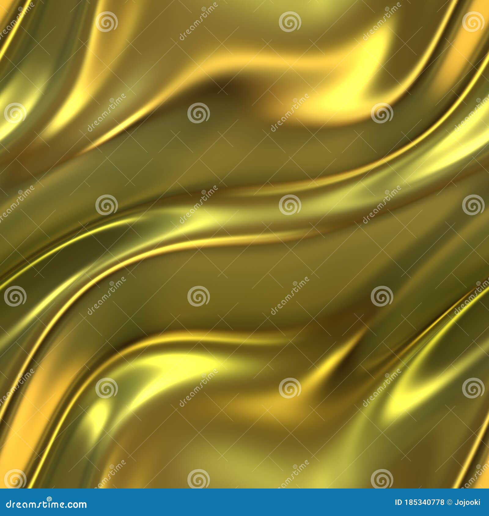 Soft Waves Seamless Texture on Shiny Gold Background, Leaf Foil, Pearl and  Nacre, 3d Illustration Stock Illustration - Illustration of leaf, nacre:  185340778