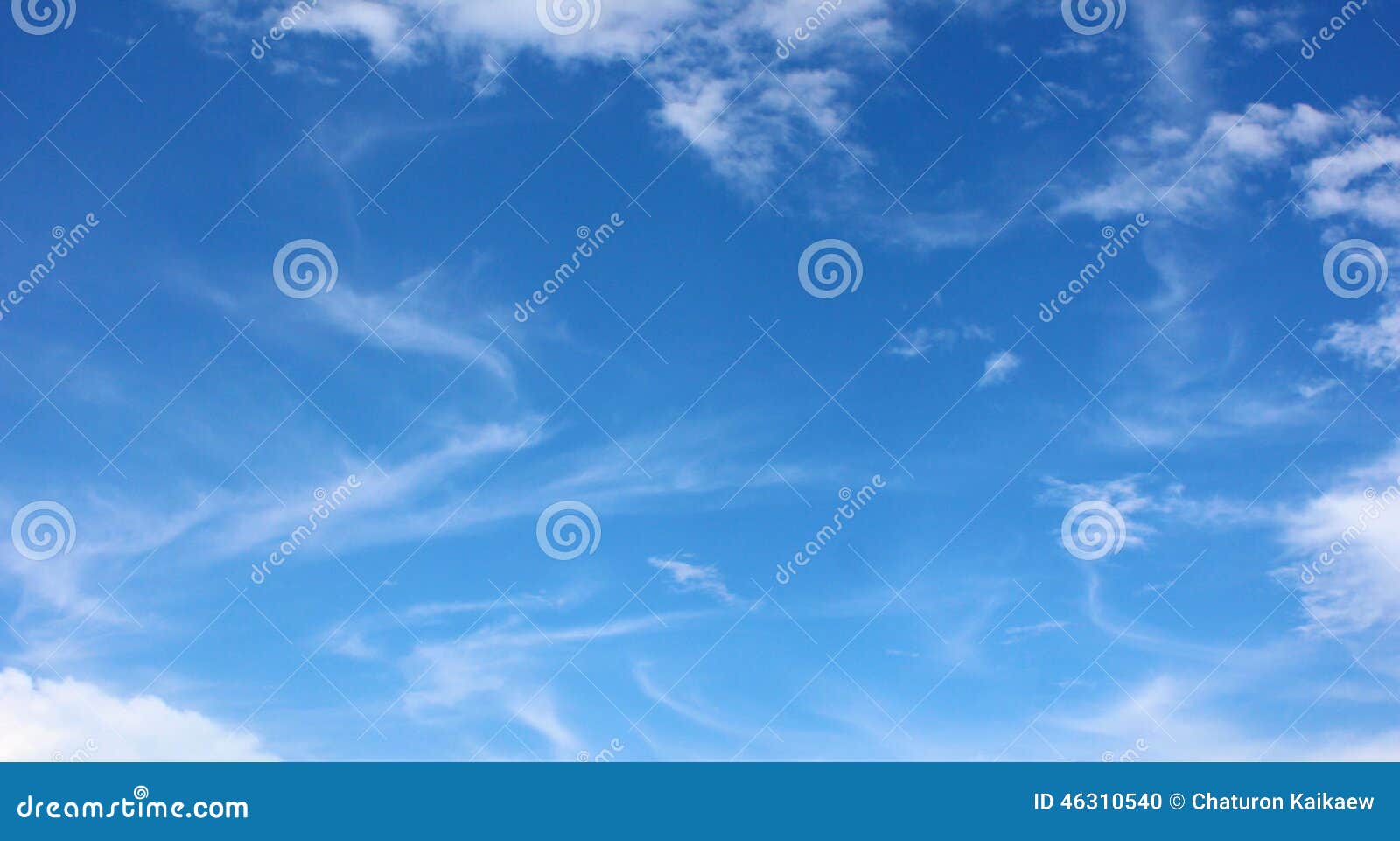 soft white clouds against blue sky