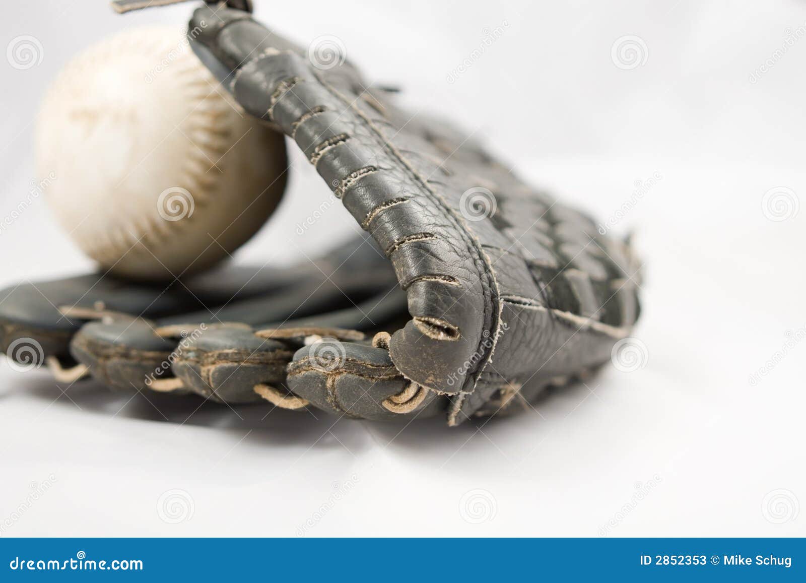 Softball Glove and Ball stock image. Image of glove, ball 2852353