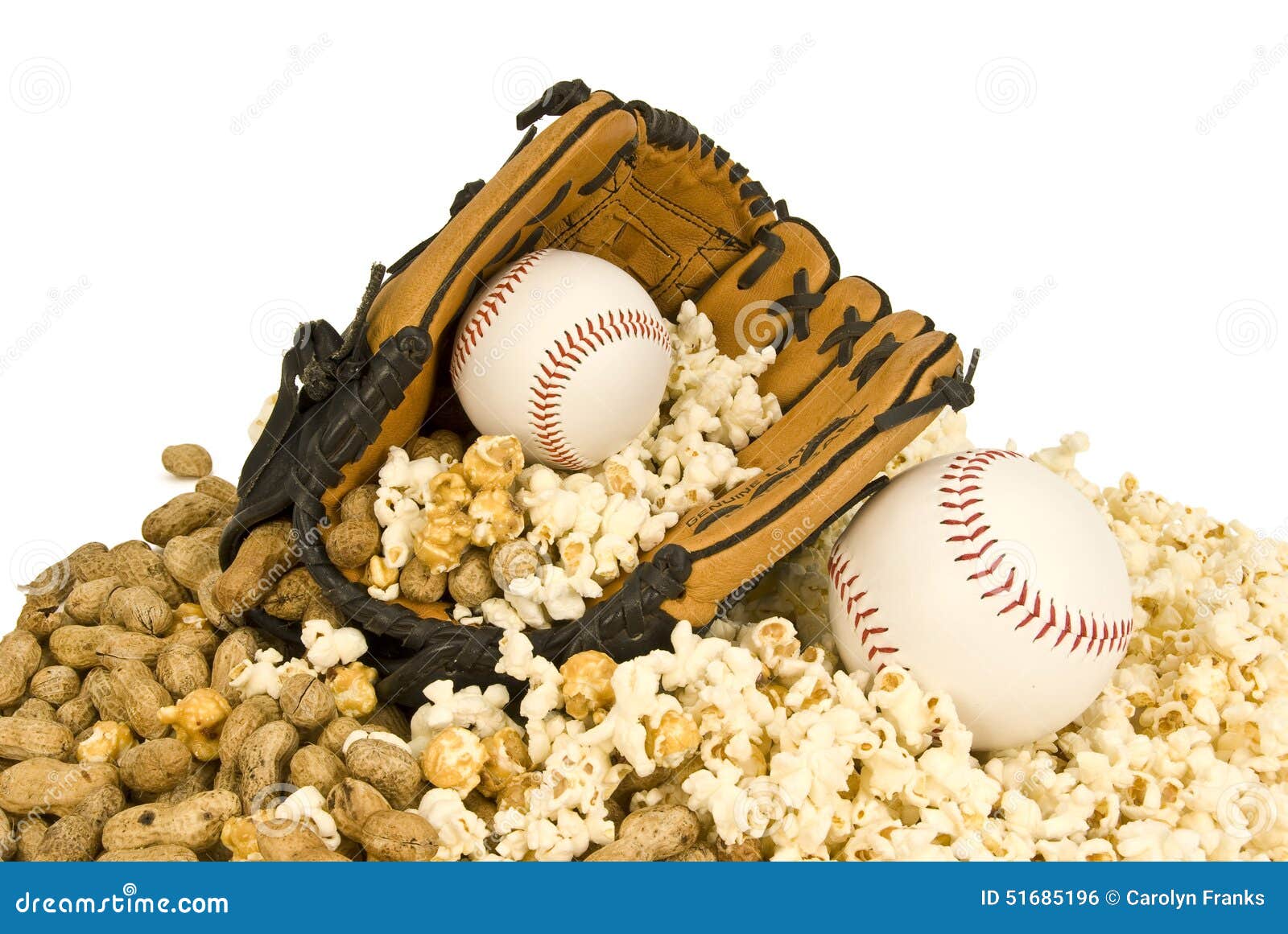 Softball, Honkbal, En Snacks Stock Foto Image of sport, geroosterd