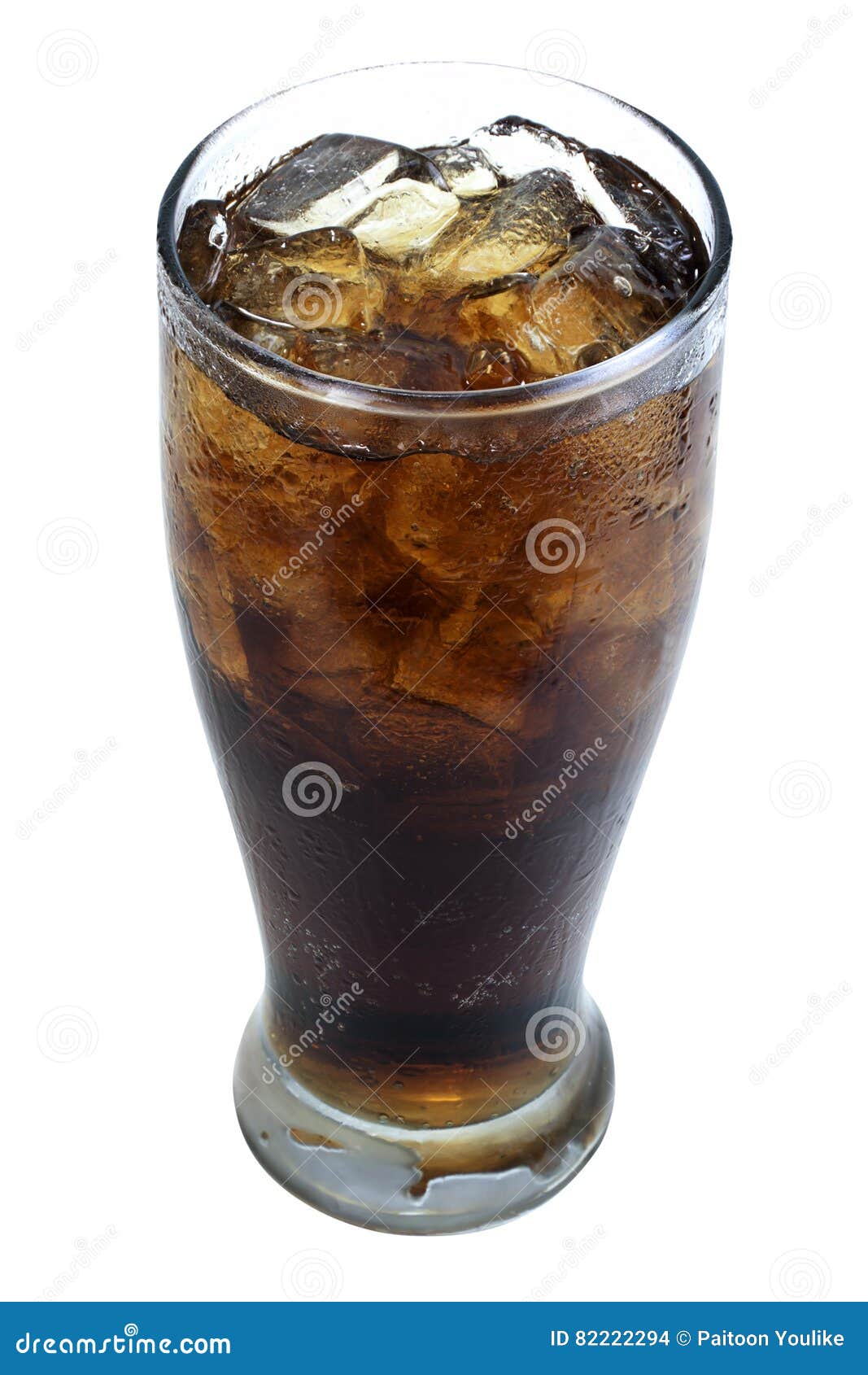 softdrink with soda in glass