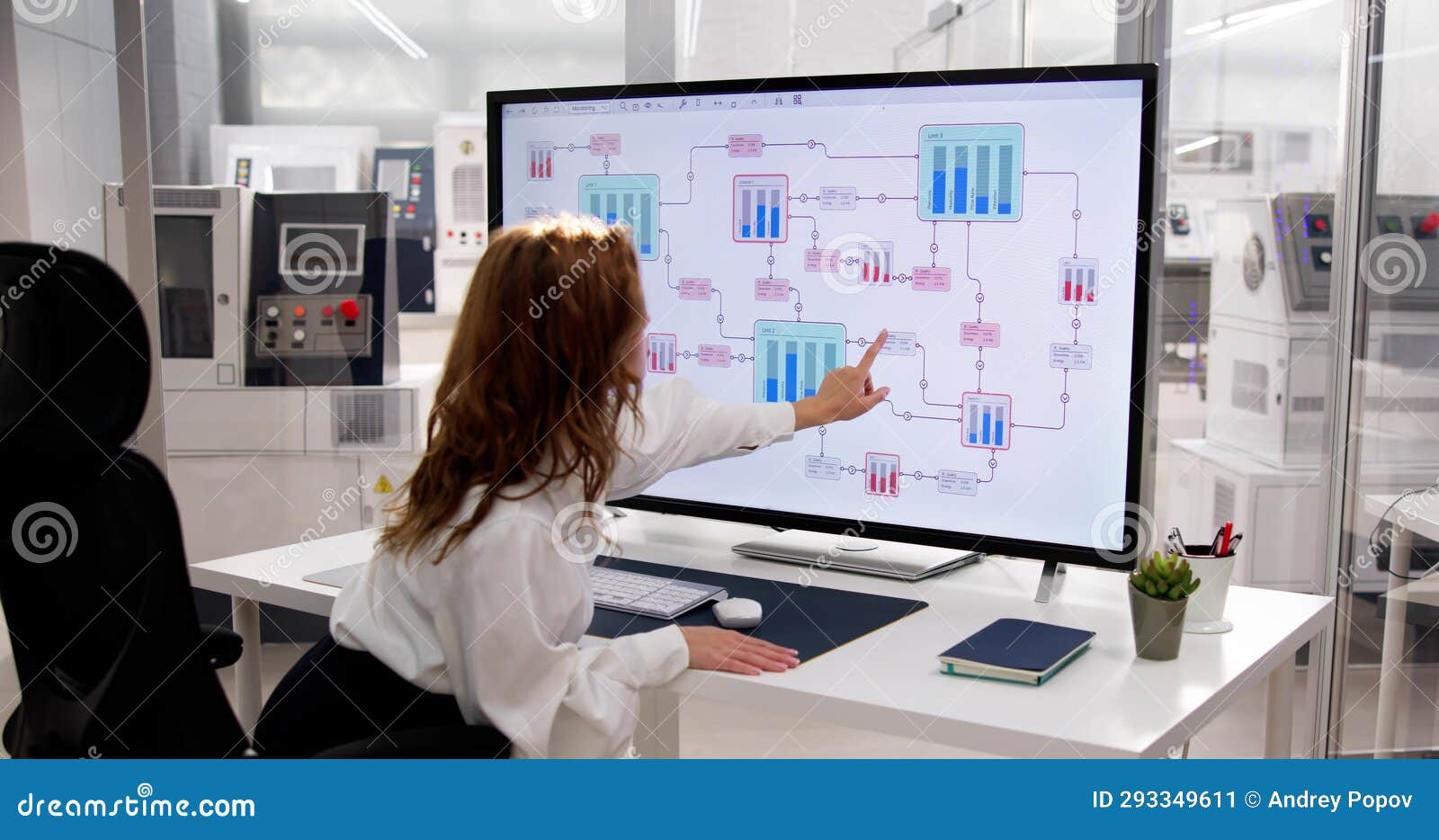 Software Engineer in Office Stock Image - Image of electronics