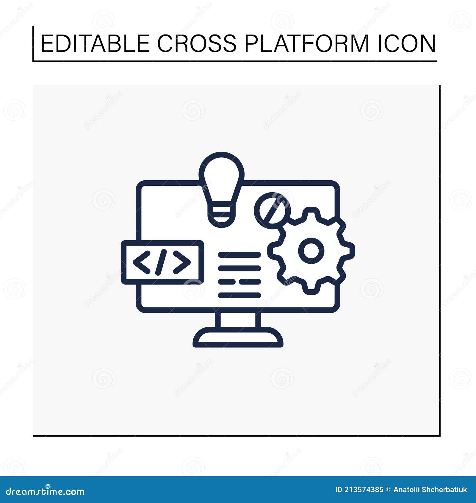 Software, Platform, Infrastructure As A Service Stock Image
