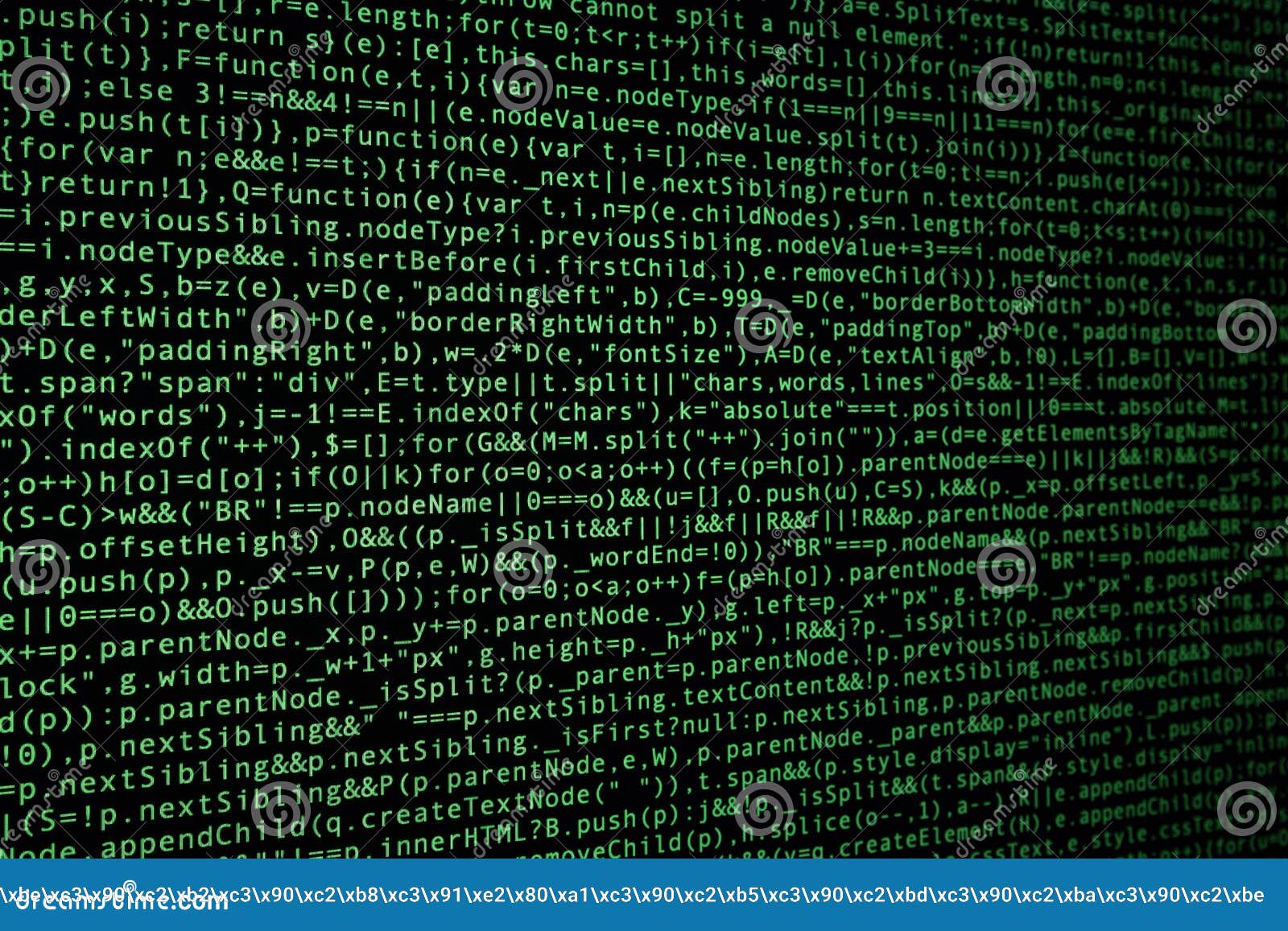 Html Code on Dark Background Stock Image - Image of software, screen:  155503891