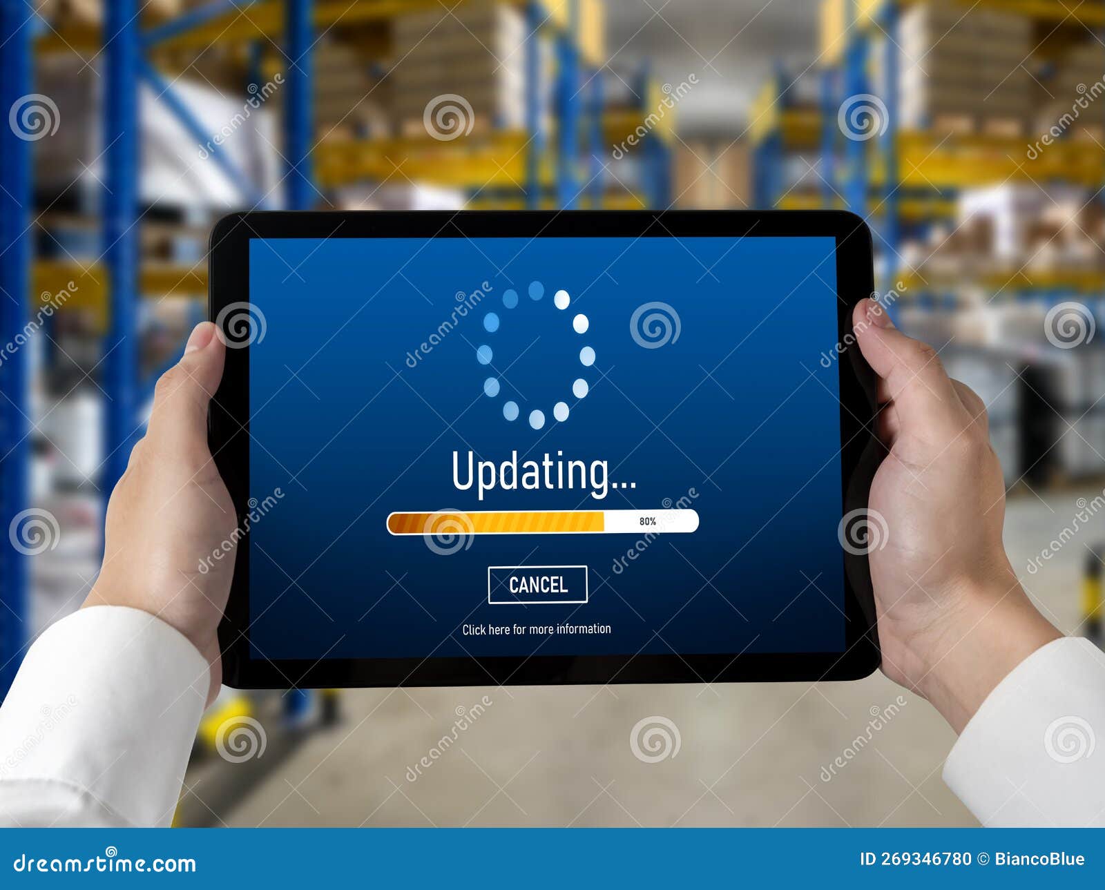 Software Update on Computer for Modish Version of Device Software Stock