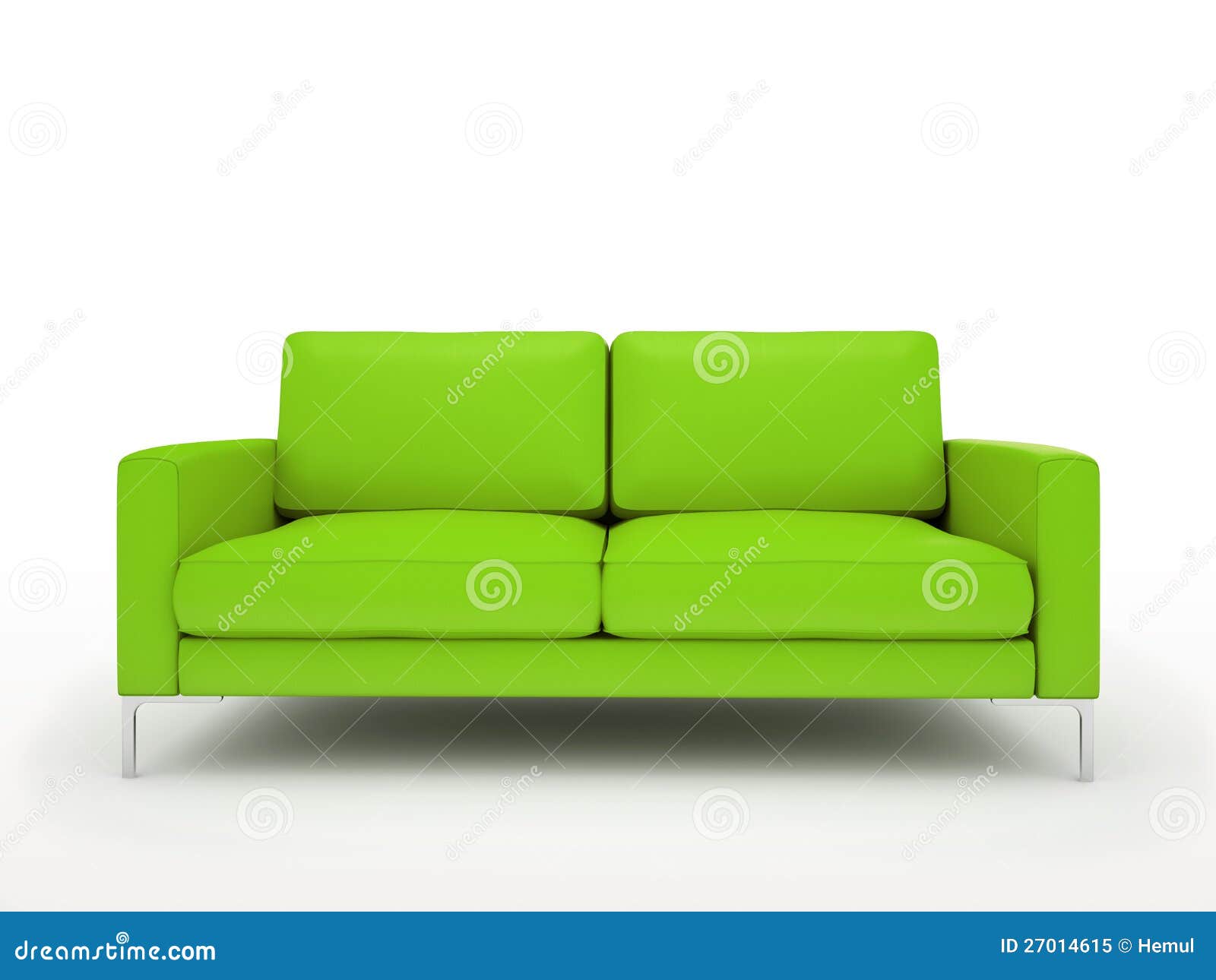 Sofá verde moderno ilustração stock. Ilustração de tela 27014615