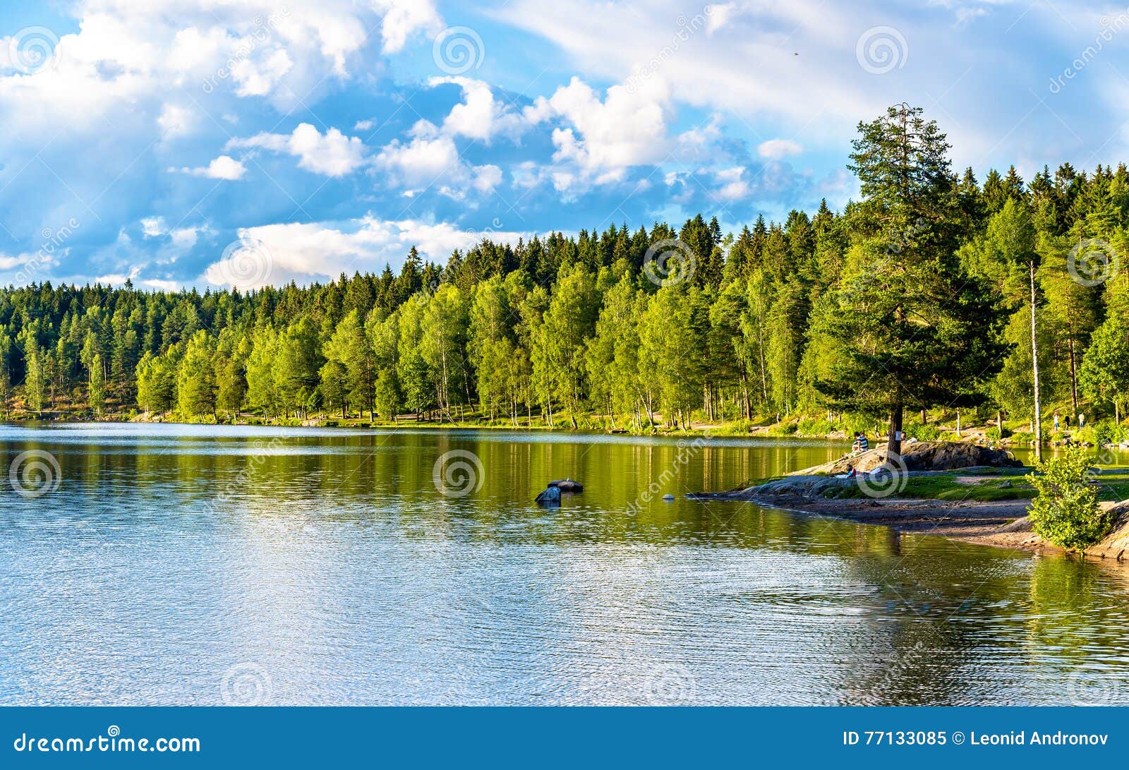 sognsvann lake north of oslo