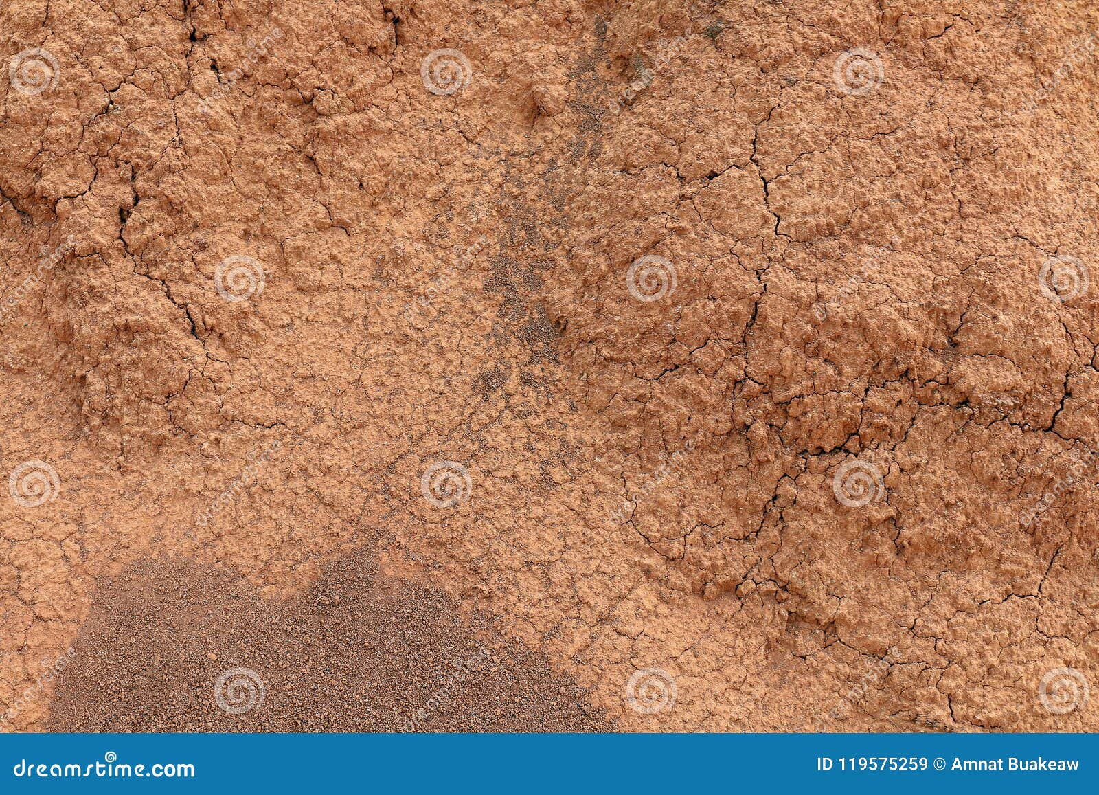 Soil Brown Red Background Texture Selective Focus Stock Image - Image ...