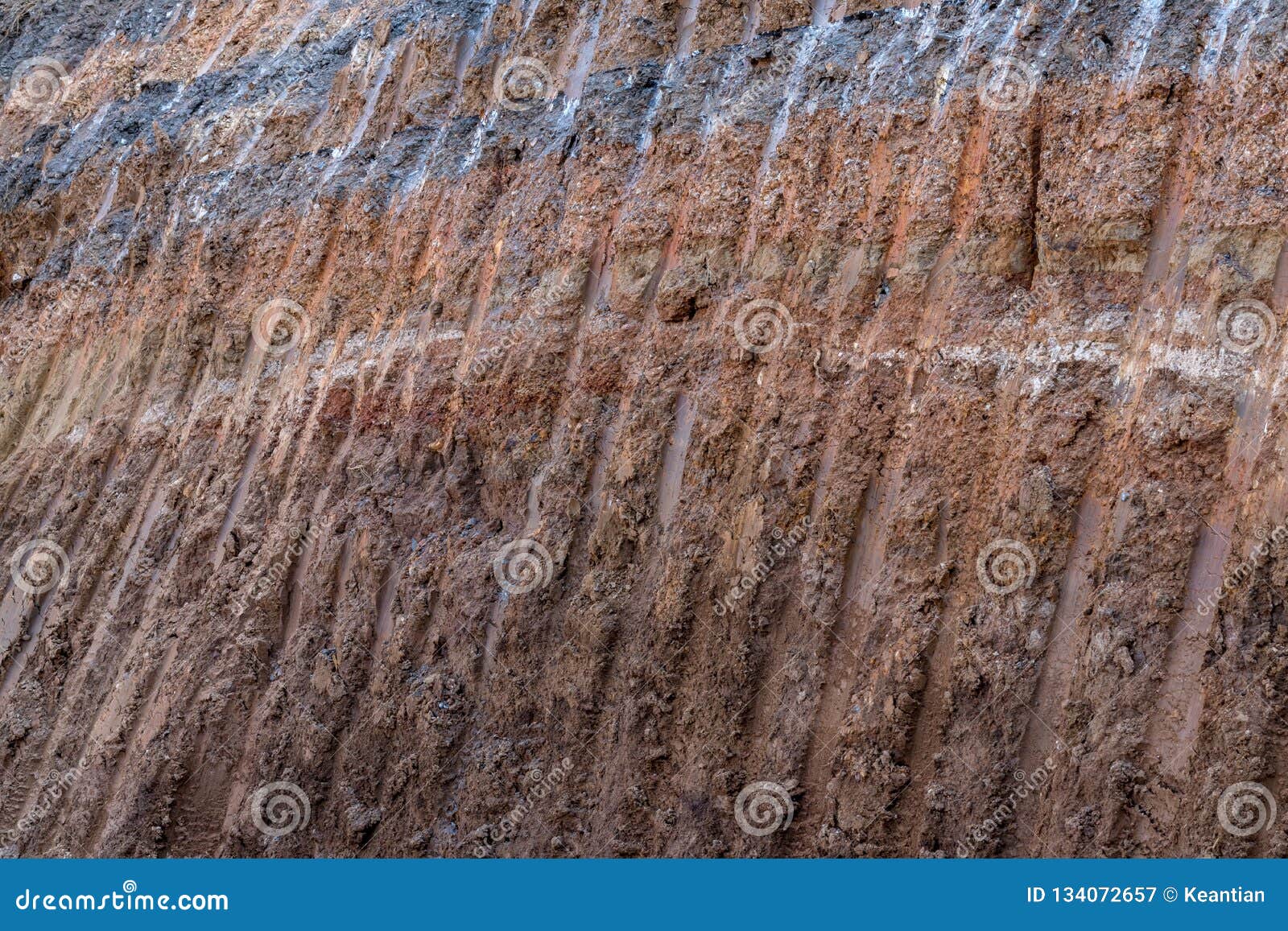 Soil Gravel Layer Under the Road, Which Was Dug Stock Image Image of construction, deep 134072657