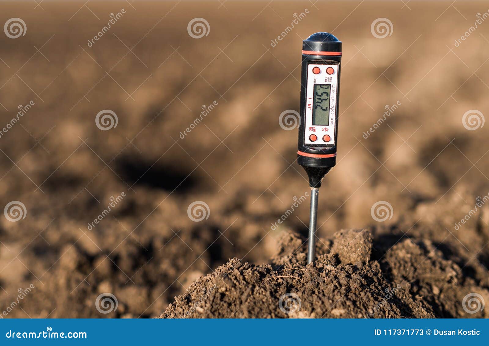 soil meter for measured ph, temperature and moisture